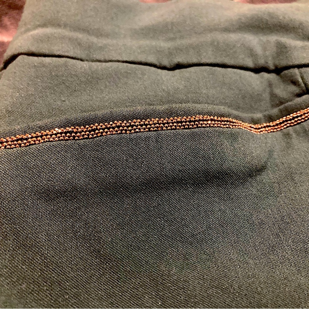 Chico’s Women’s Slacks Pants w/ Sequins Trim Sz. 16R - Picture 5 of 8